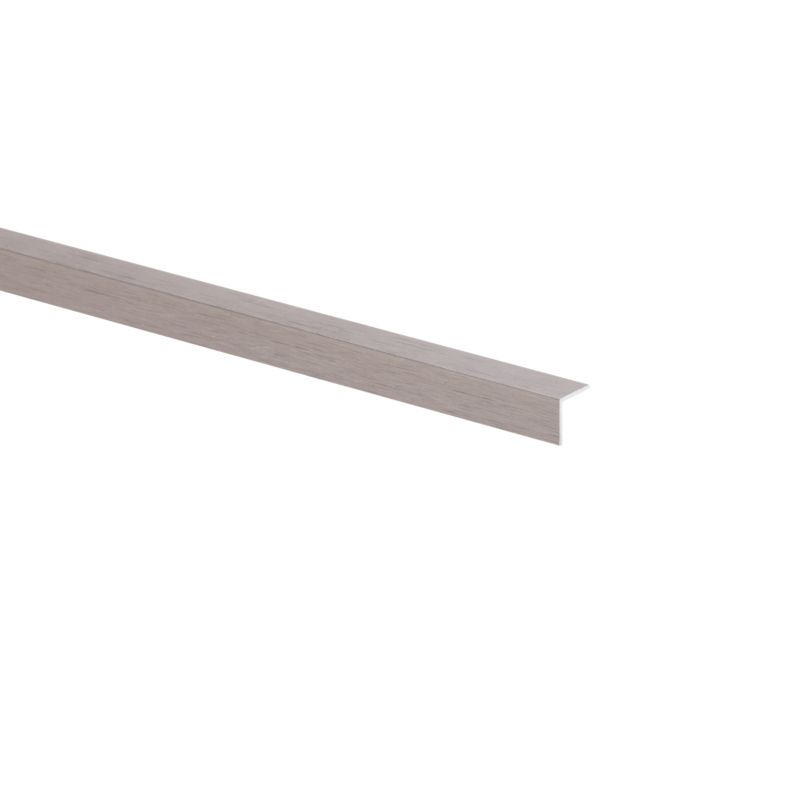 Kątownik aluminiowy szczotkowany 10 x 10 x 1 mm l=2,50 m szary mat