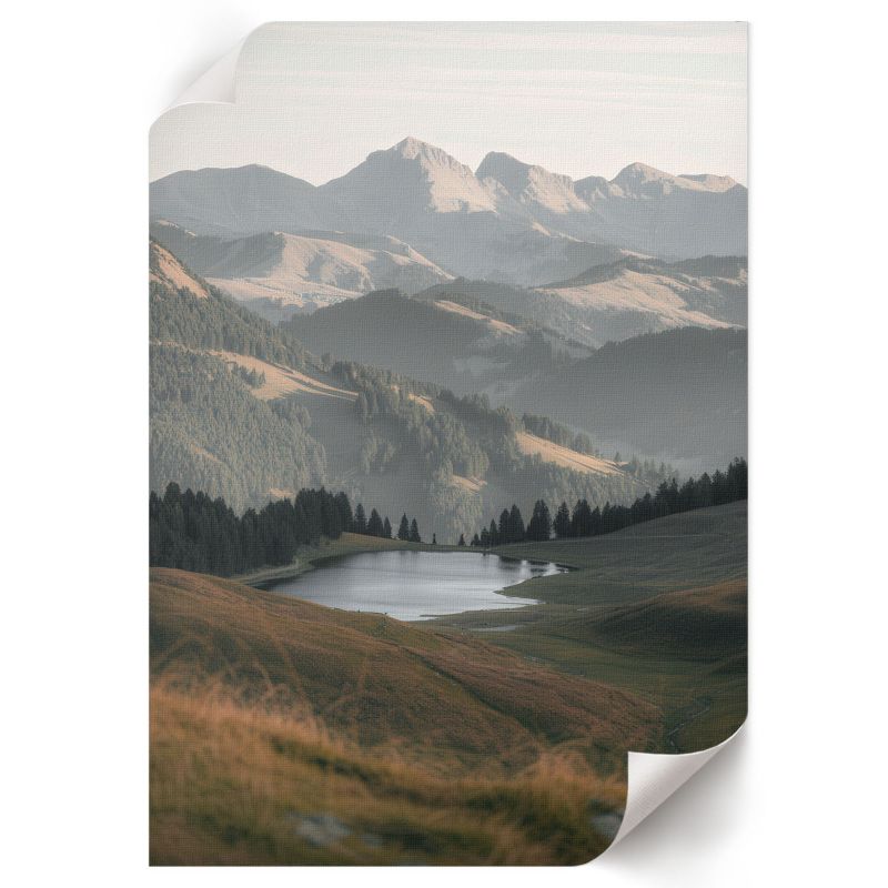 Plakat Do Kuchni ArtPrintCave 42x59,5 cm Górski pejzaż Magnus 1 szt.