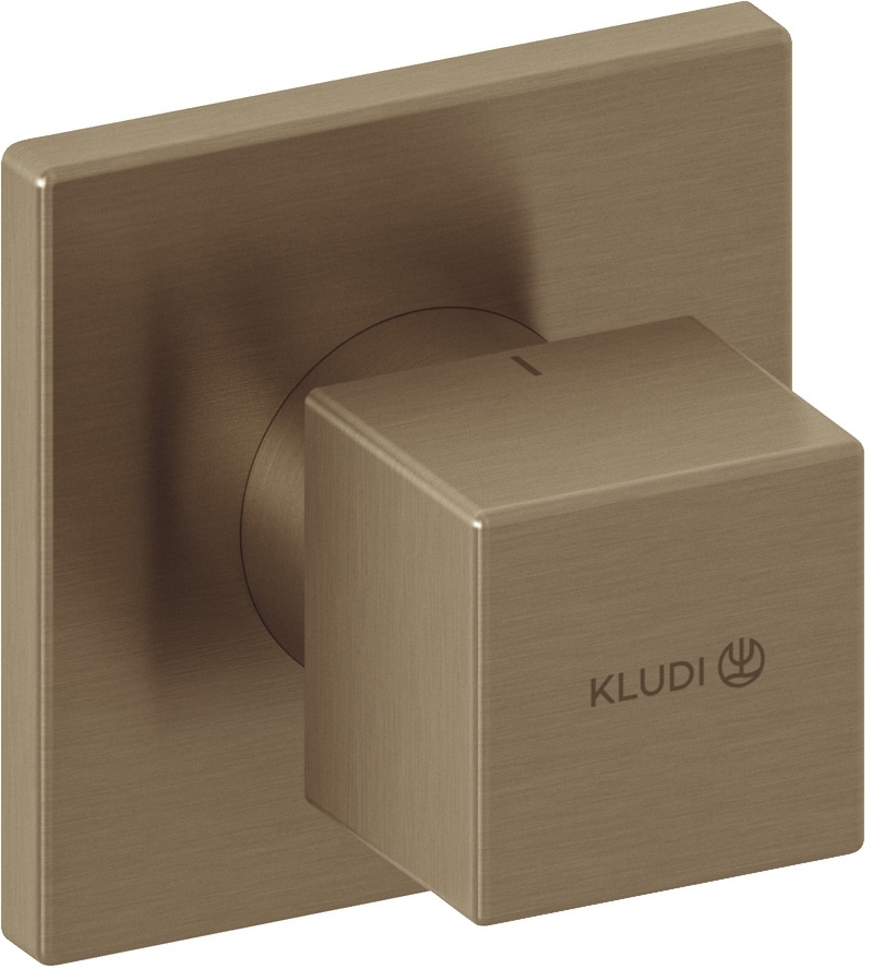 Kludi Decus element zewnętrzny zaworu podtynkowego brąz szczotkowany 54816N175