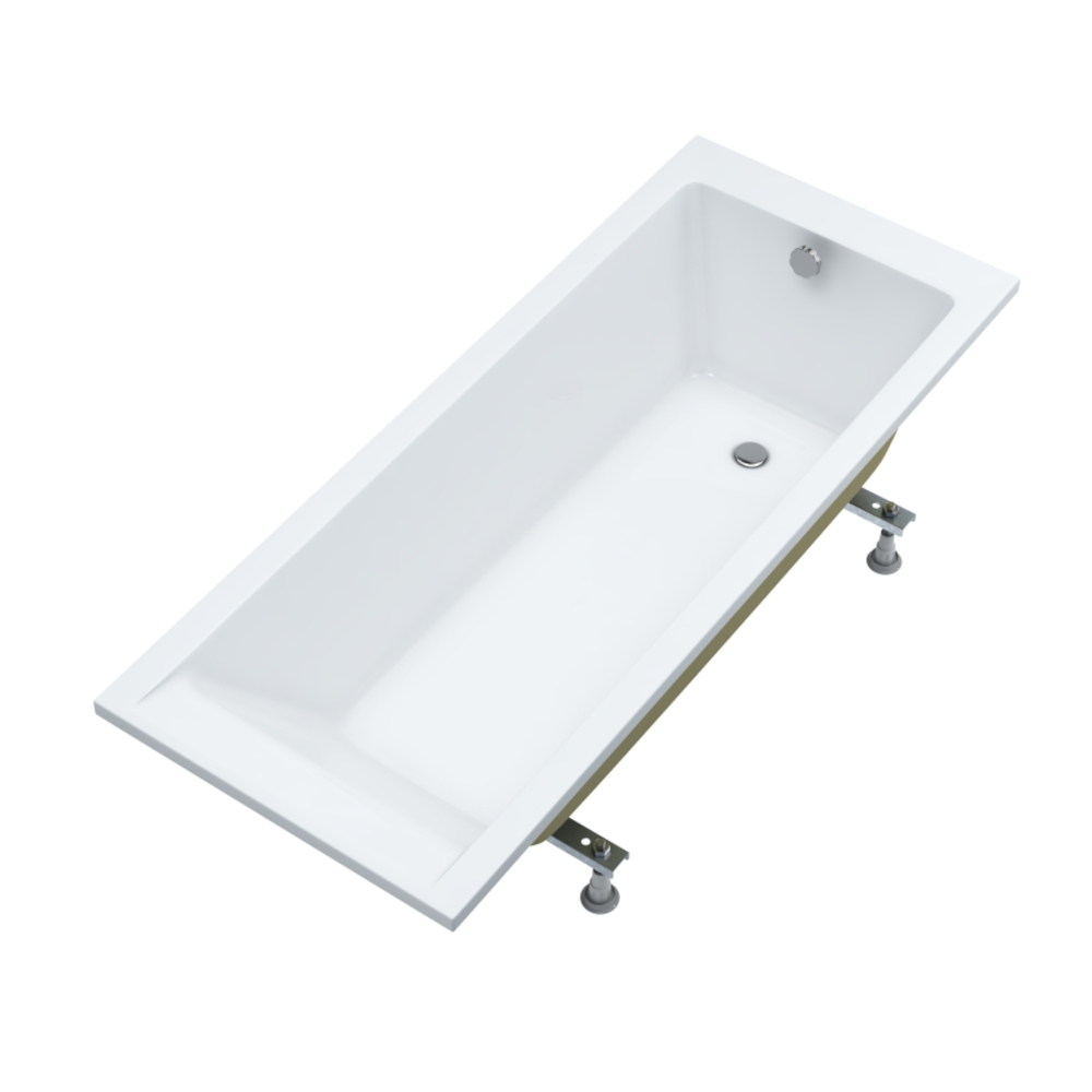Schedline Milos wanna prostokątna 160x75 cm biała 3WSP.M1P-16075
