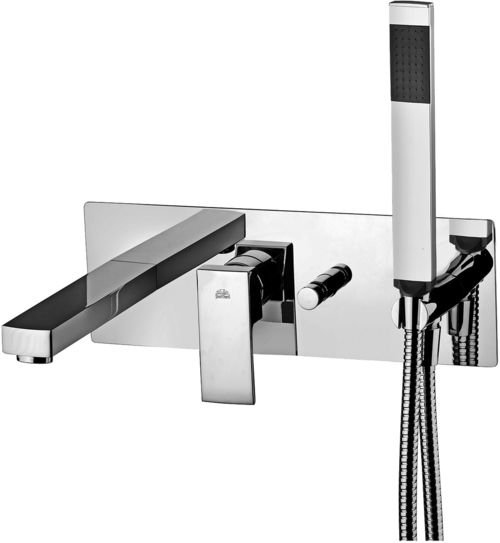 Paffoni Elle bateria wannowo-prysznicowa podtynkowa chrom EL001CR