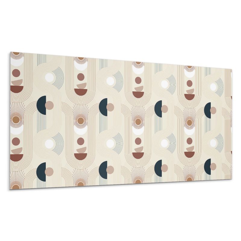 Panel samoprzylepny Wallfluent 100x50 cm Kreatywne kształty i linie 1 szt.