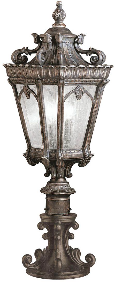 Elstead Lighting Tournai lampa stojąca zewnętrzna 2x60 W szara-brązowa KL-TOURNAI3-L