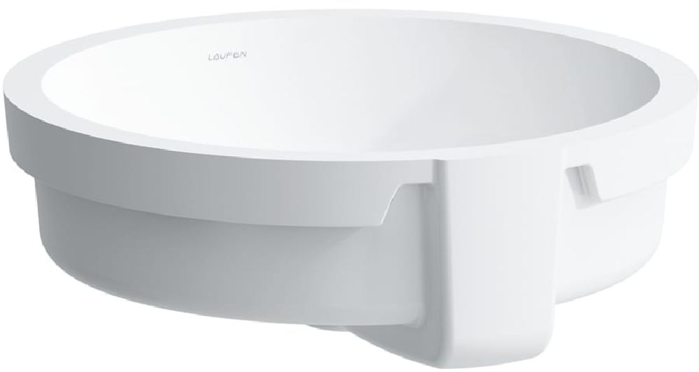 Laufen Living City umywalka 40x40 cm okrągła podblatowa biała H8134390001091