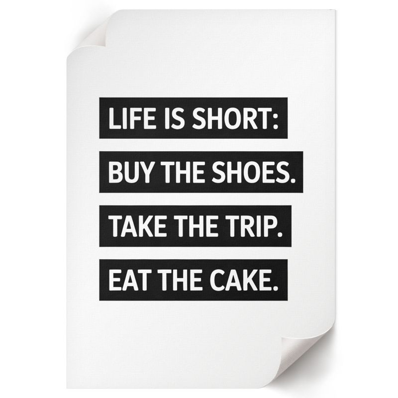 Plakat Dekoracyjny ArtPrintCave 21x29,7 cm Motywacja codzienna Cosmo 1 szt.