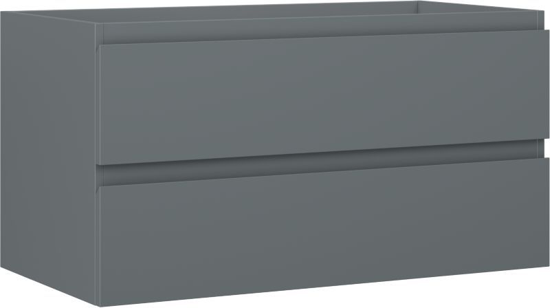 Szafka łazienkowa podumywalkowa Mexen Orio grafit mat 90 cm 2 szuflady 1 szt.