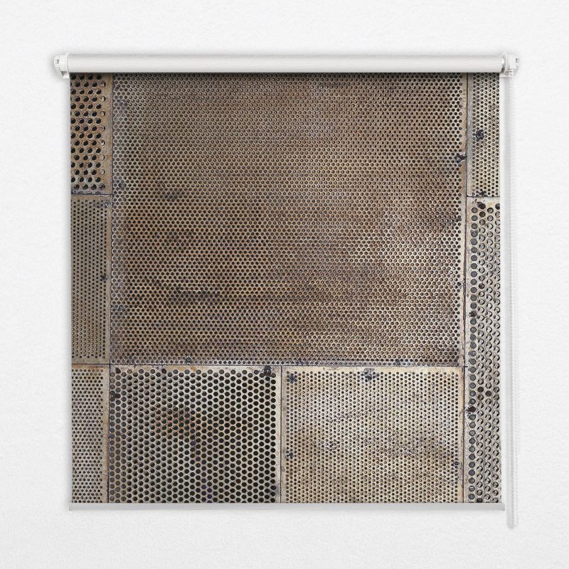 Roleta Dekoracyjna Tulup 80x140 cm Metalowa Ściana Montaż do ściany/sufitu 1 szt.