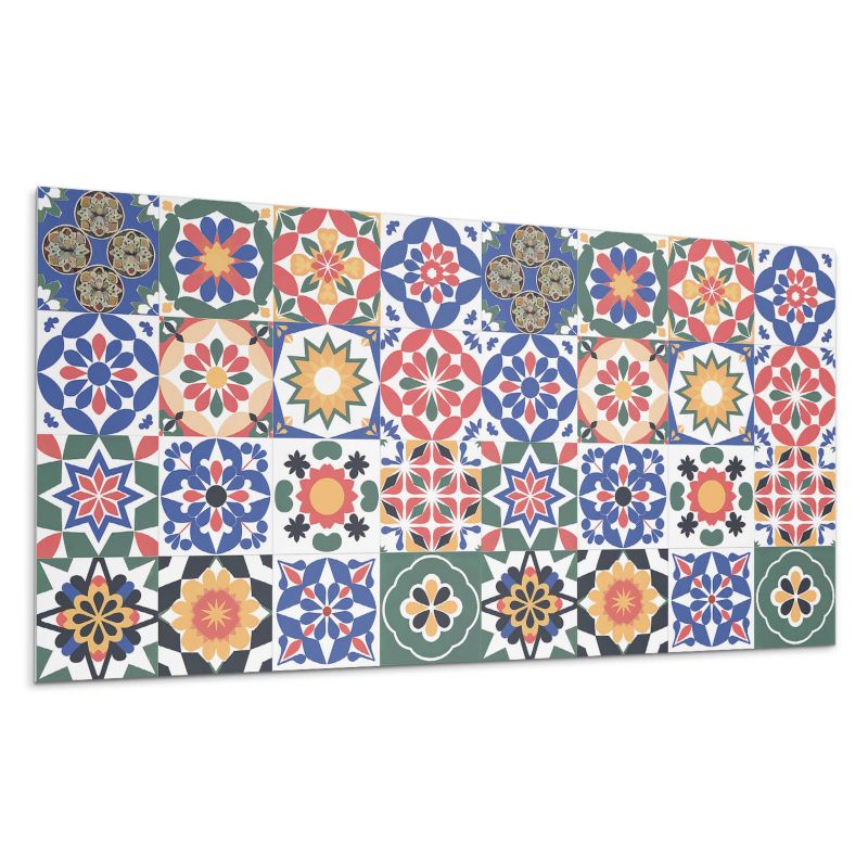 Panel samoprzylepny Wallfluent 100x50 cm Mozaikowe wzory w liniach 1 szt.
