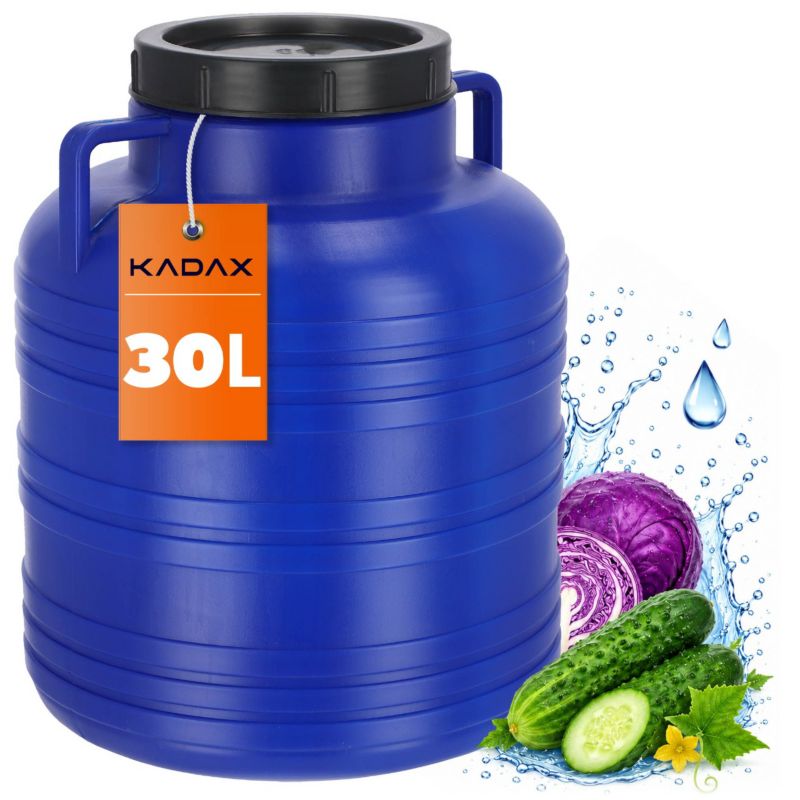Beczka KADAX Plastikowa Do Kiszenia Na Wodę 30L Atest 1 szt.