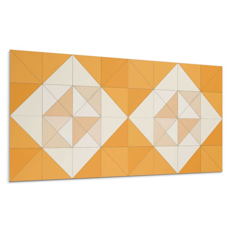 Panele samoprzylepne Wallfluent 60x30 cm Romby w nowoczesnym stylu graficznym 6 szt.