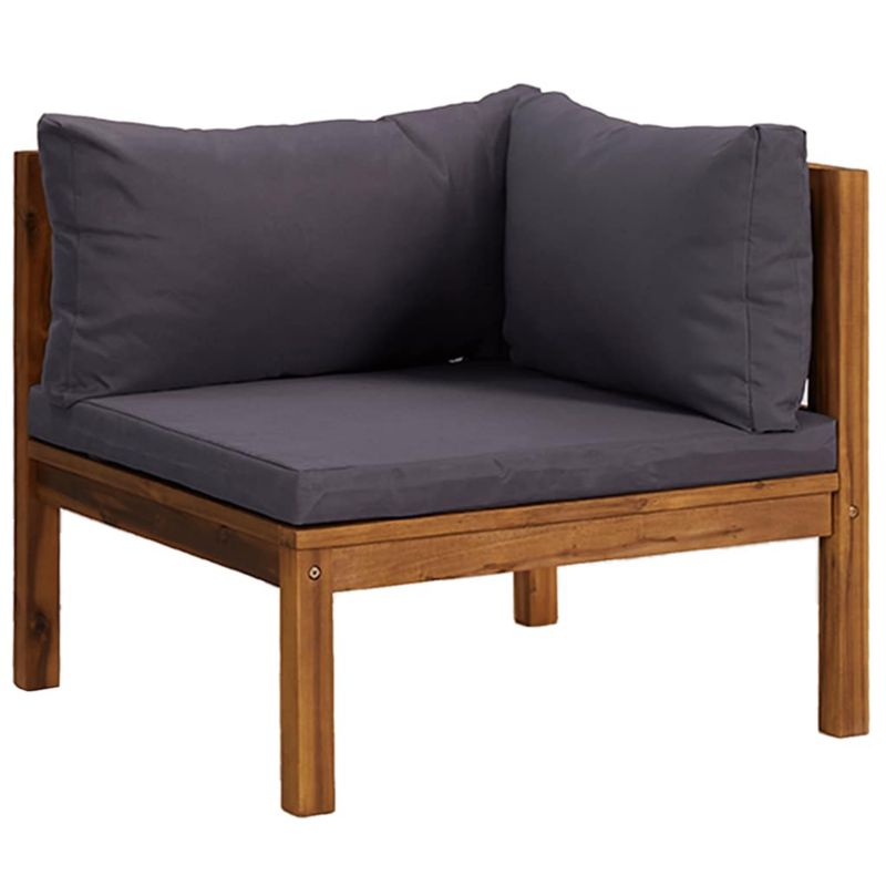 Sofa ogrodowa WaszeMeble z akacji brązowa z poduszkami WM-316286 1 szt.