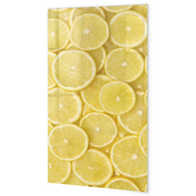 Tablica Magnetyczna Suchościeralna Tulup 60x120 cm Plasterki cytryny Z magnesami, gąbką i Czarny marker 1 kpl