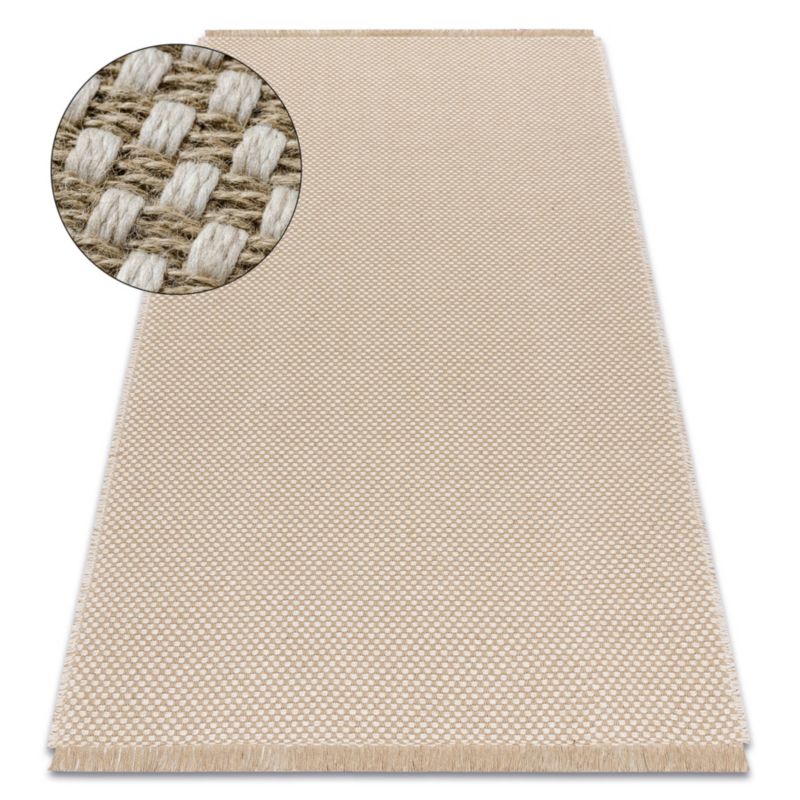 Dywan Jute RugsX 120x170 cm krem D1470 1 szt.