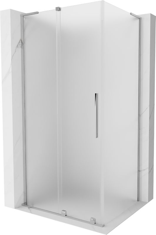 Kabina prysznicowa Mexen Velar L rozsuwana 120 x 80 cm szron chrom 1 szt.