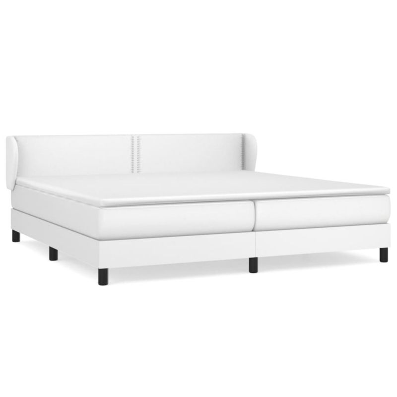 Łóżko z materacem WaszeMeble 200x200 cm biały WM-3127272 1 szt.