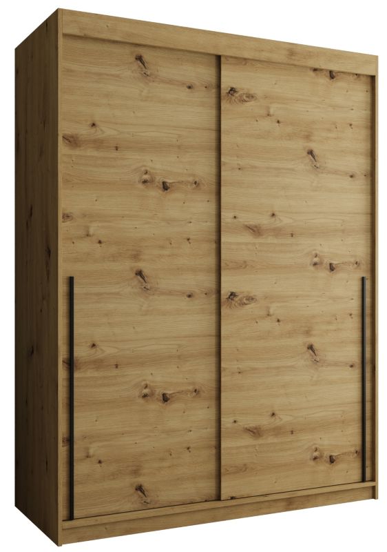 Szafa przesuwna Garderoba SIMA T 150 artisan + u. czarny 1 szt.