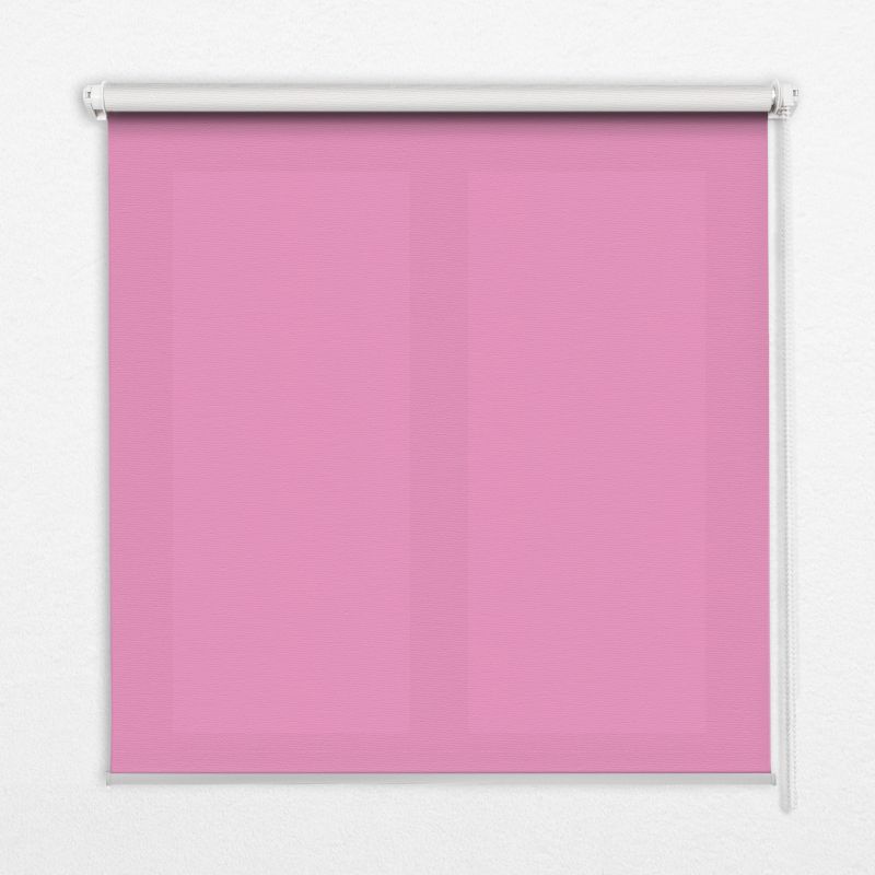 Roleta Wewnętrzna Tulup 100x100 cm Różowy Montaż do ściany/sufitu 1 szt.