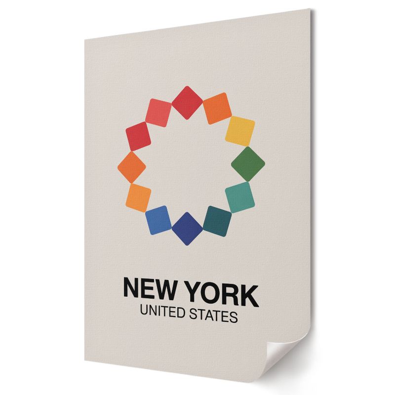 Plakat na ścianę Wallfluent Format A2 New York ilustracja Artysta Piotr Dąbrowski 1 szt.