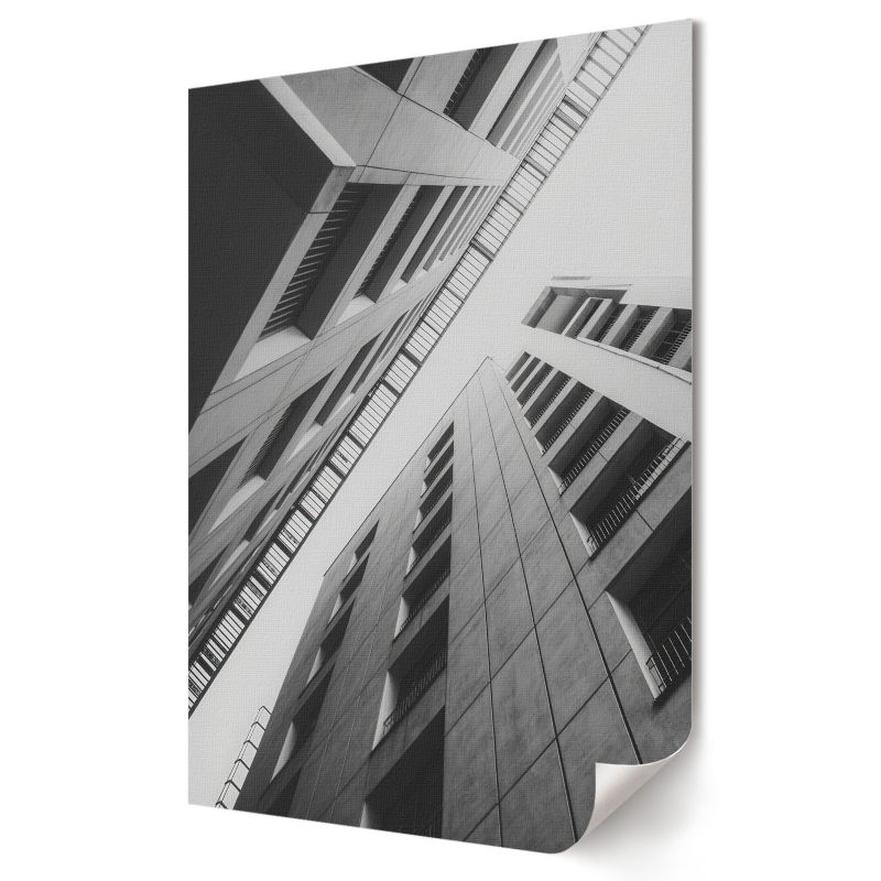 Plakat canvas Wallfluent Format A2 Miejskie budynki Artysta Elowen 1 szt.