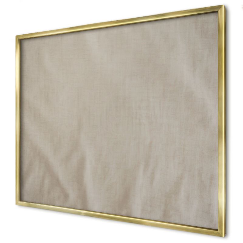 Dekoracyjna tablica magnetyczna Wallfluent 80x60 Beżowy spokój w złotej ramie 1szt
