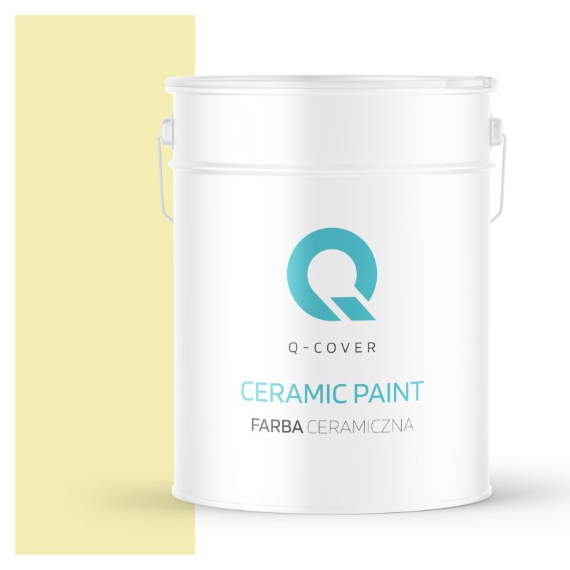 Farba Ceramiczna Do Ścian i Sufitów Q-Cover Słomkowy H7182 Głęboki Mat 10L