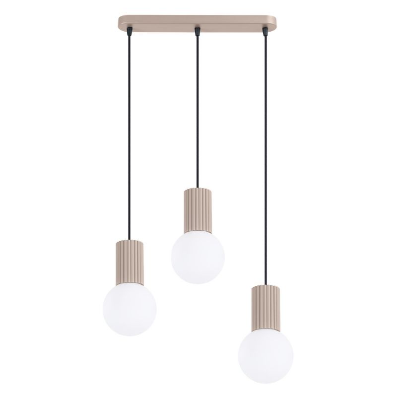 Lampa wisząca HALO 3L taupe Sollux Lighting 1 szt.
