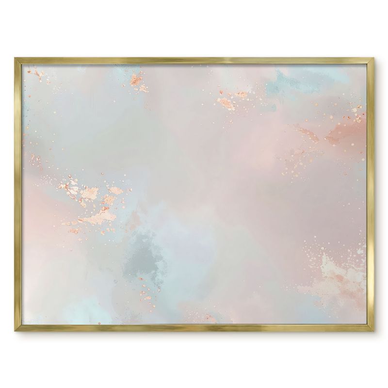 Tablica Magnetyczna Do Biura Tulup 80x60 cm Pastelowy harmonia - Złota rama Do sypialni, salonu 1 szt.