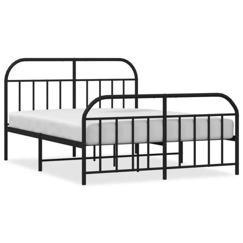 Łóżko metalowe WaszeMeble 140x200 cm czarna WM-353654 1 szt.