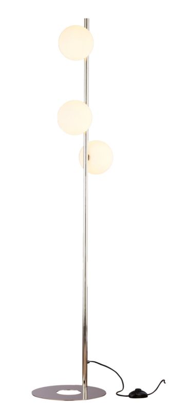 Lampa stojąca nowoczesna Jupiter FEME nikiel-biała 3xG9x15W IP20 wym:151x30x44cm - 1 szt.