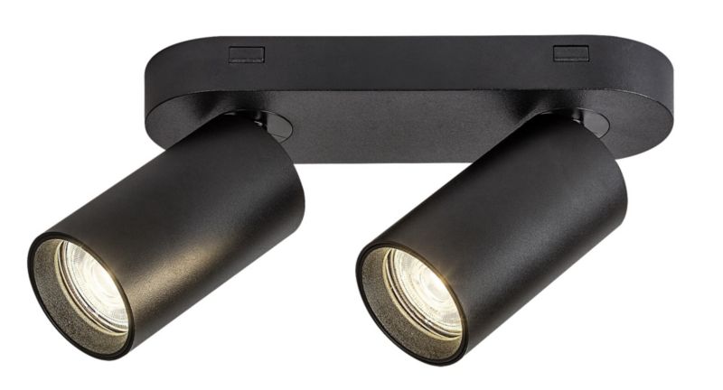 Reflektor spot regulowane reflektory Rabalux Yorli czarny 2xGU10x7W IP20 wym:13,5x22x7cm - 1 szt.