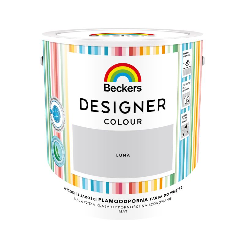 Farba kolorowa Beckers Designer luna 2,5 l