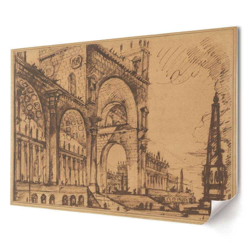 Plakat na płótnie Wallfluent Format A1 Fantazja triumfalna Artysta Giovanni Battista Piranesi 1 szt.