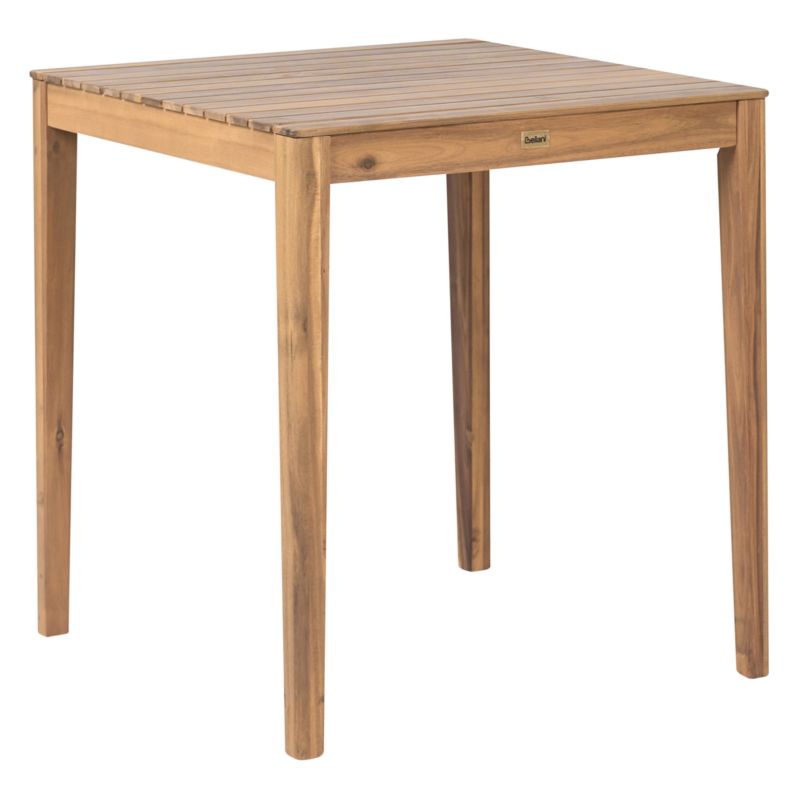 Stolik bistro Chioggia 70 cm 70 cm Certyfikowane drewno akacjowe Jasnobrązowy 1 szt.