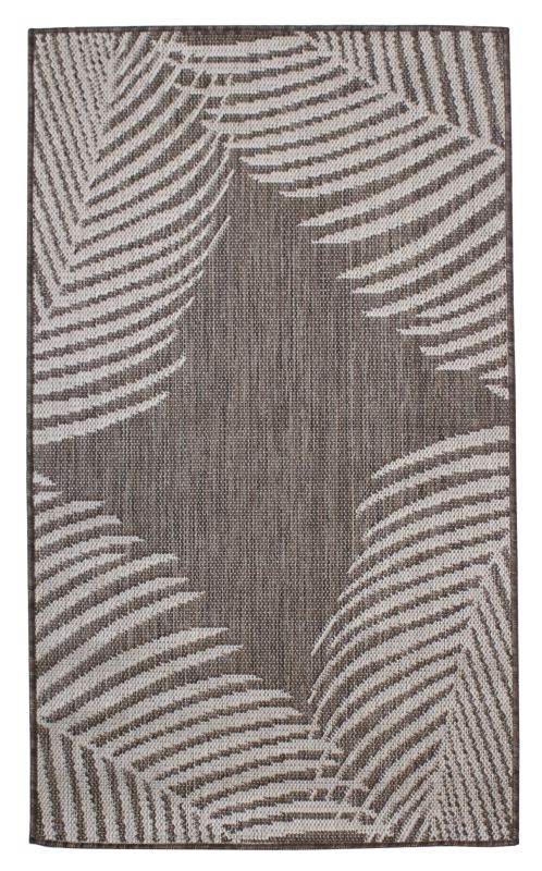 Dywan tkany zewnętrzny Irma 50 x 80 cm ciemny beżowy