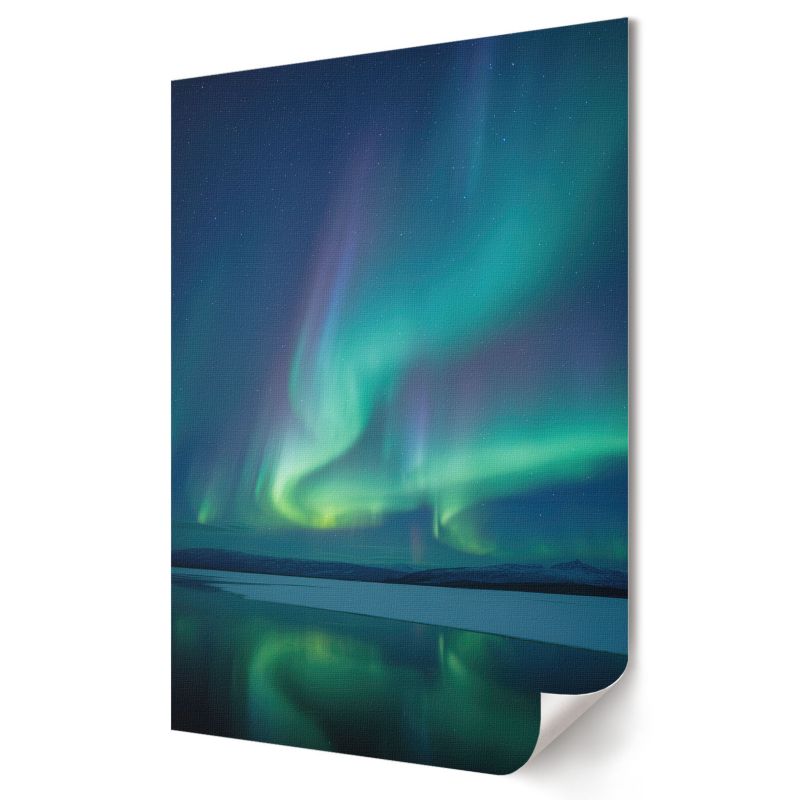 Plakat na ścianę Wallfluent Format A4 Zorza polarna Artysta Fanatyk 1 szt.