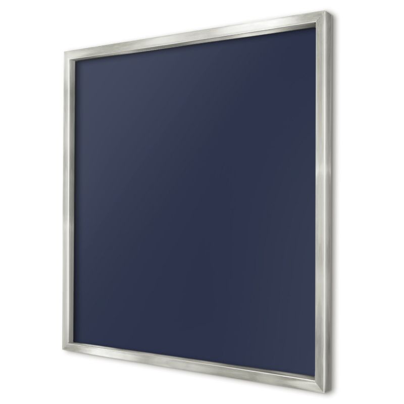 Tablica magnetyczna dekoracyjna Wallfluent 50x50 Ciemny granatowy w srebrnej ramie 1szt