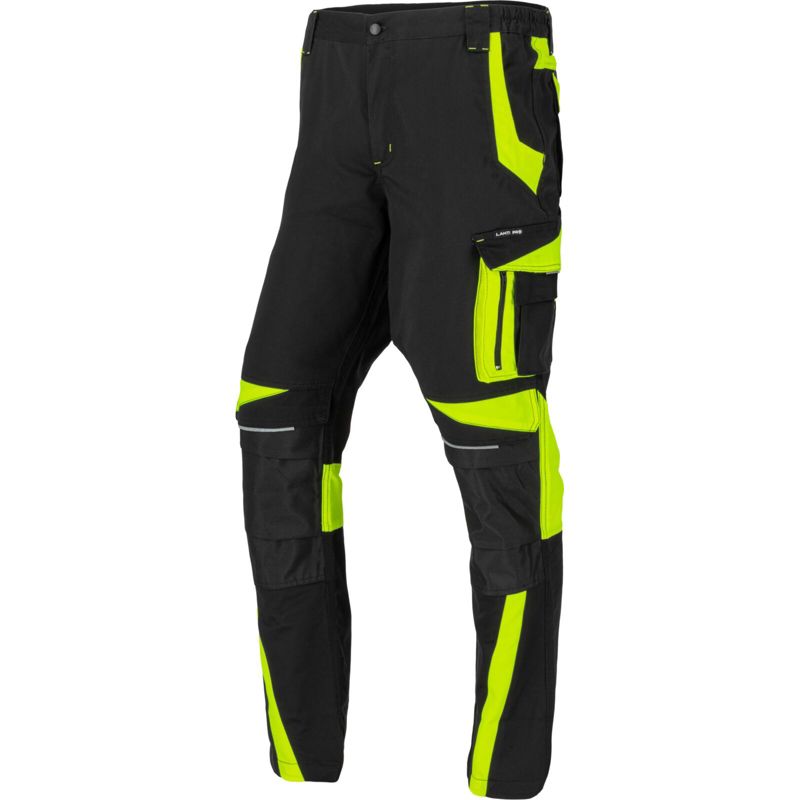 Spodnie Lahti Pro czarno-żółte, "2xl", ce, 1 par.
