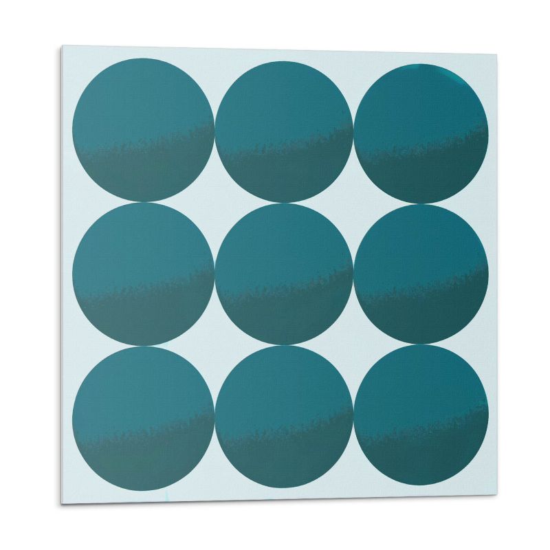 Kafelki samoprzylepne Wallfluent 30x30 cm Okrągłe wzory w geometrycznej siatce 9 szt.