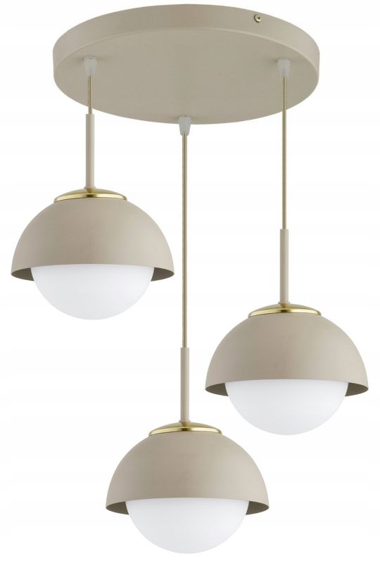Lampa Wisząca Elko-Lighting Plafon 3-Punktowy Cosmo E27 beżowy 1 szt