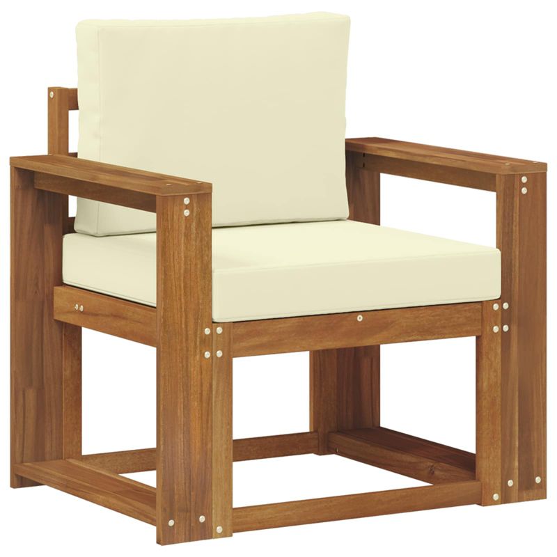 Sofa ogrodowa WaszeMeble z akacji brązowa z poduszkami WM-3436237 1 szt.