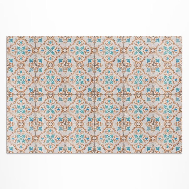 Balkonowy Dywan Winylowy UV Wallfluent 80x120 cm Antyczne wzornictwo piękna mozaika 1 szt.