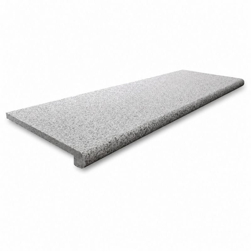 Schodek Granitowy Tiles Płomieniowany G603 150x35x2+2 stopnica Bullnose 1 szt.