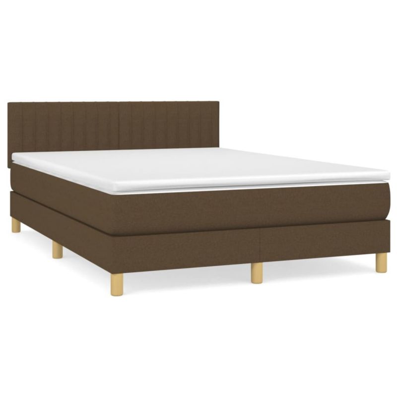 Łóżko kontynentalne WaszeMeble 140x200 cm brązowe WM-3140780 1 szt.
