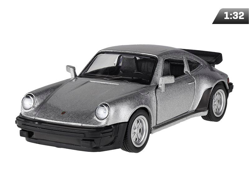 Model 1:32, RMZ Porsche 911 Turbo 3.3, srebrny, Carmotion, 1 szt.
