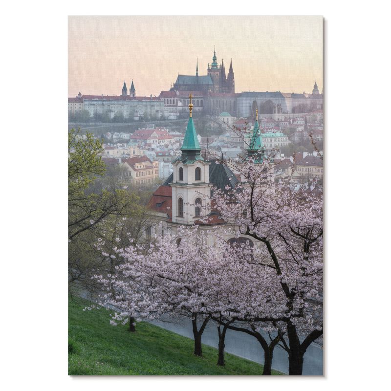 Plakat na Ścianę Tulup 59,4,x84 cm (A1) Wiosenne miasto Do salonu, sypialni, biura 1 szt.