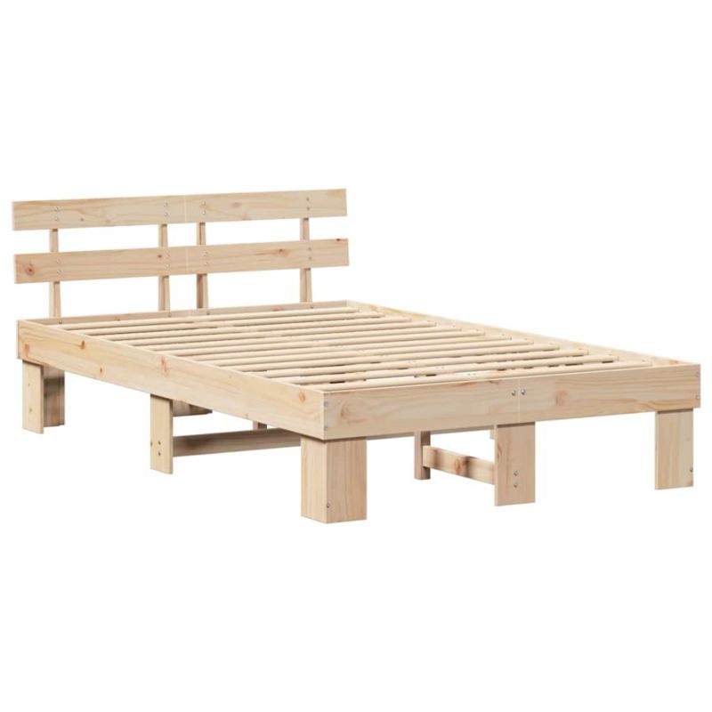 Rama łóżka WaszeMeble 120x200 cm Naturalny sosna WM-872443 1 szt.