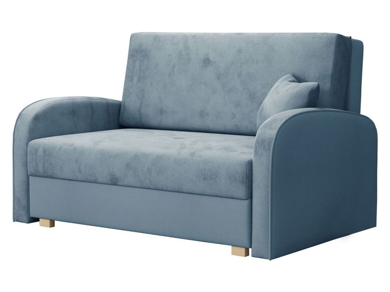 Kanapa rozkładana MIRJAN 24 Viva Soft II niebieski denim/ciemny denimowy 1 szt.