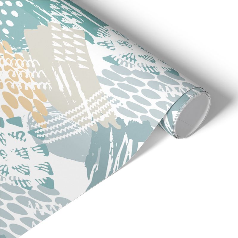 Folia Meblowa Tulup 65x130 cm Nowoczesna abstrakcja Okleina Na Biurko I Regał 1 rol.