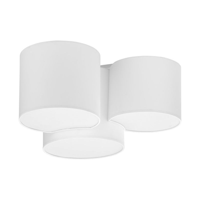 Plafon sufitowy TK-Lighting Mona biały 3 x E27 x 15W IP20 wym: 30 x 42 x 54 cm - 1 szt.