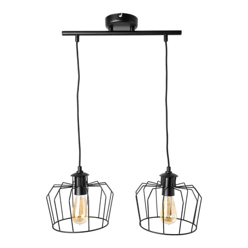 Lampa wisząca loft Szpak Tarantula Z75 nowoczesna 2xE27 1szt